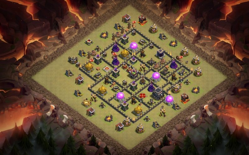 best clash of clans th9 base