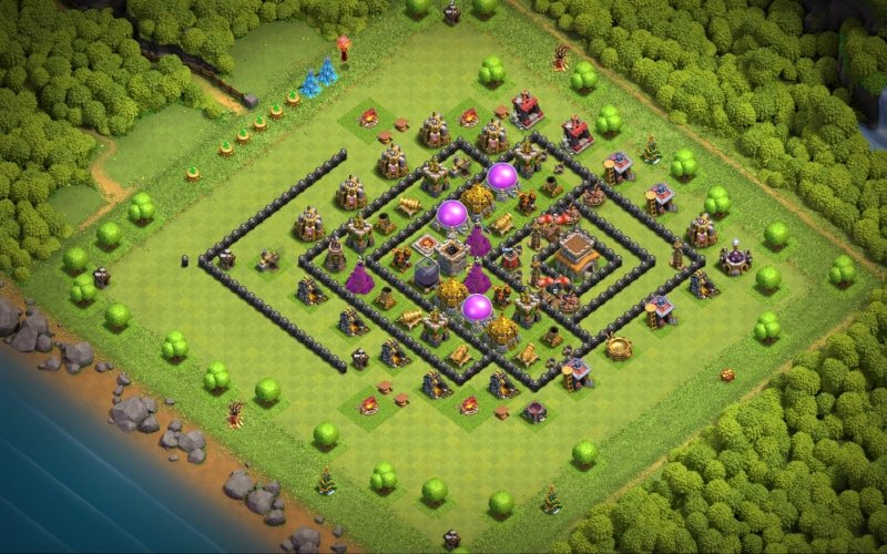 trophies base th8
