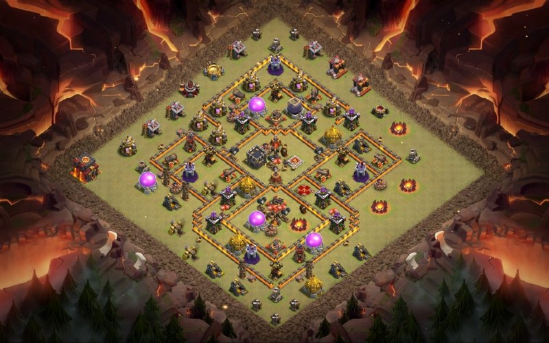 clash of clans base th10